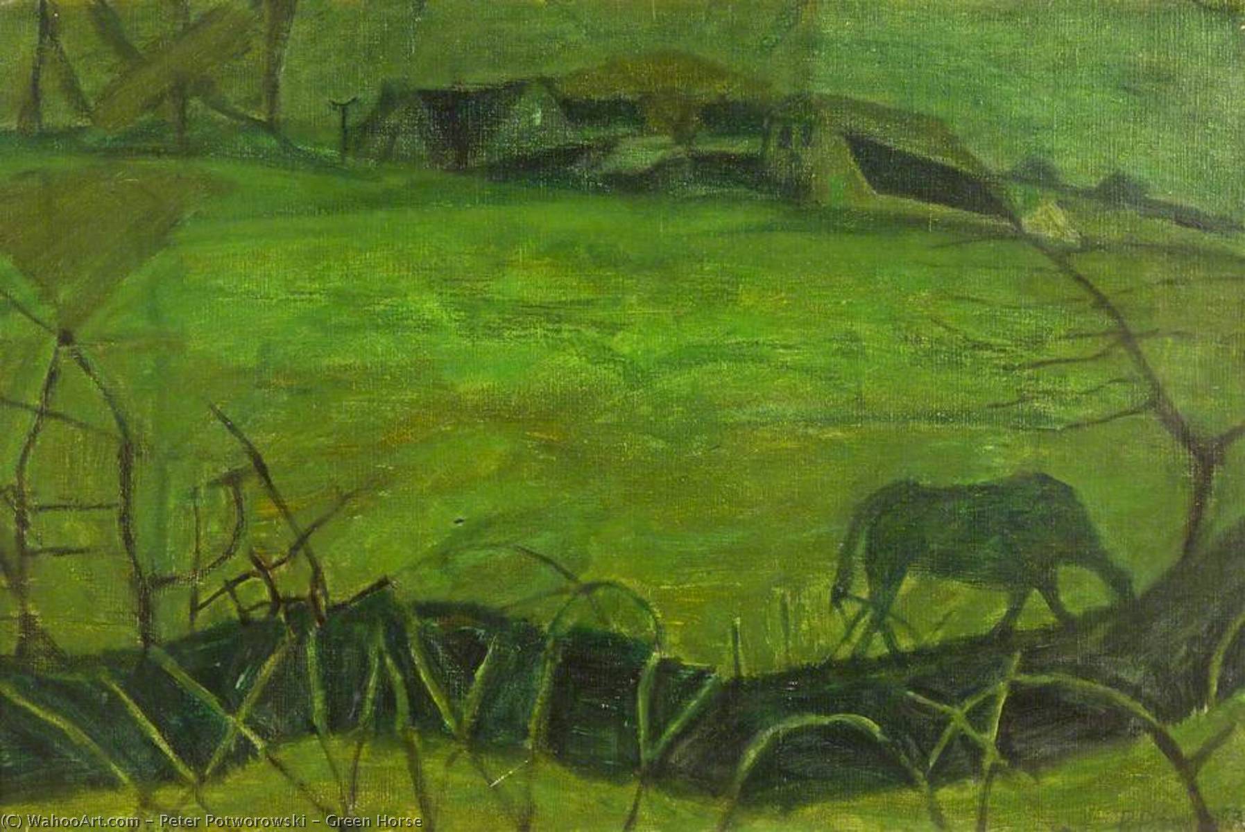 Green Horse — Peter Potworowski