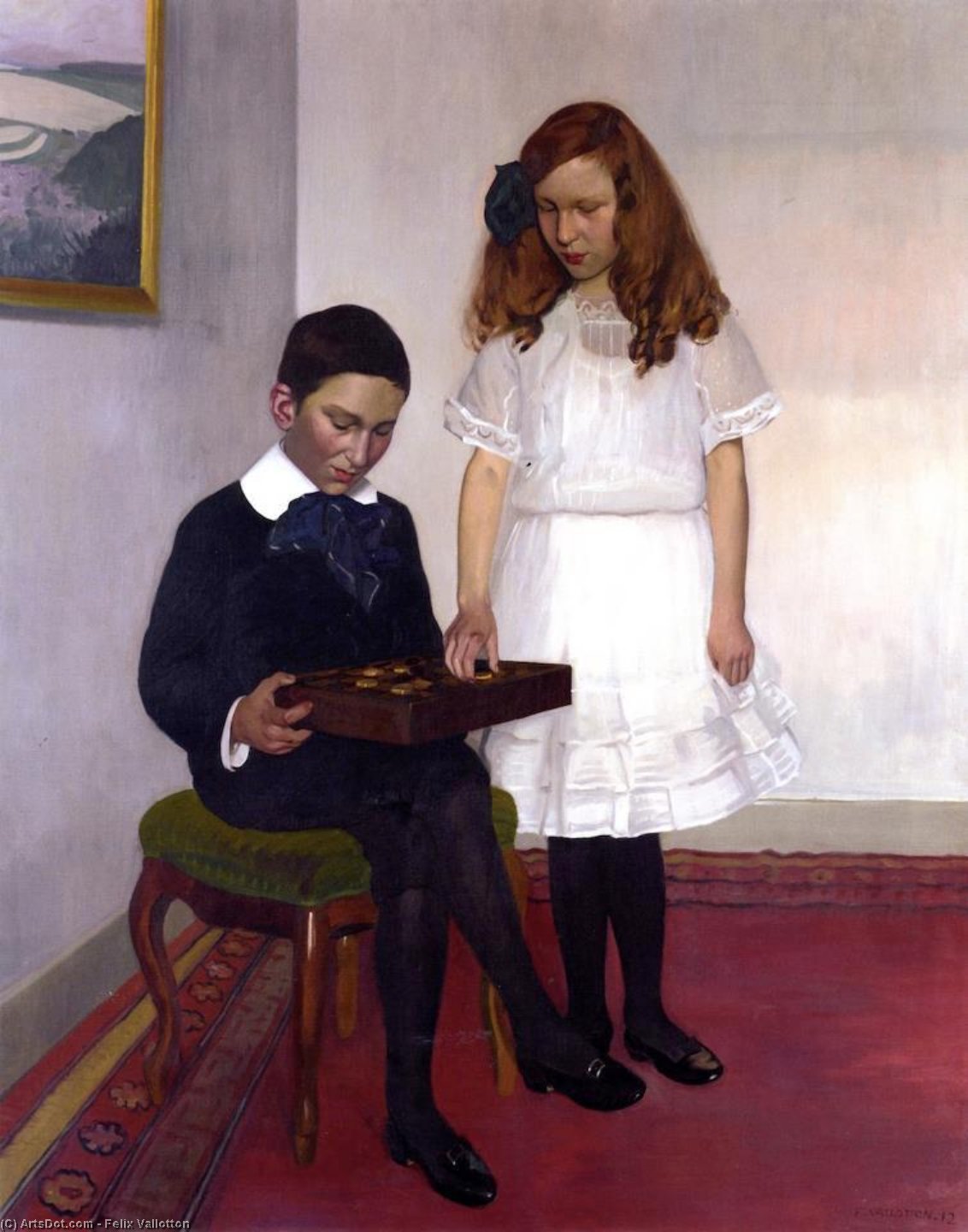 The Children Of Hans And Lisa Hahnloser — Félix Vallotton