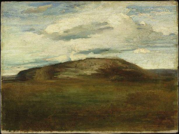 Autumn. Mid-day, Looking North, Table-rock Hill, Peekskill, New York — John La Farge
