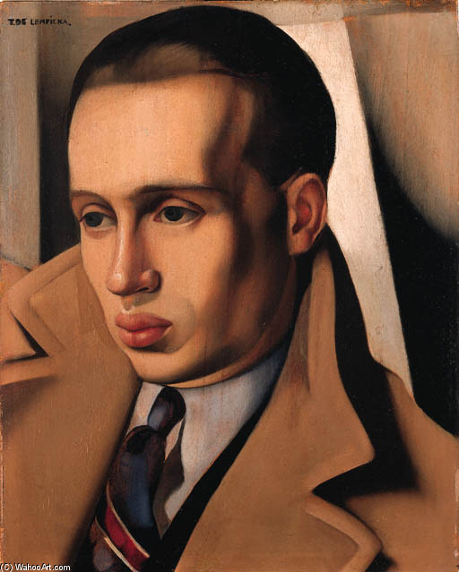 Portrait D'homme Au Col Relev — Tamara De Lempicka