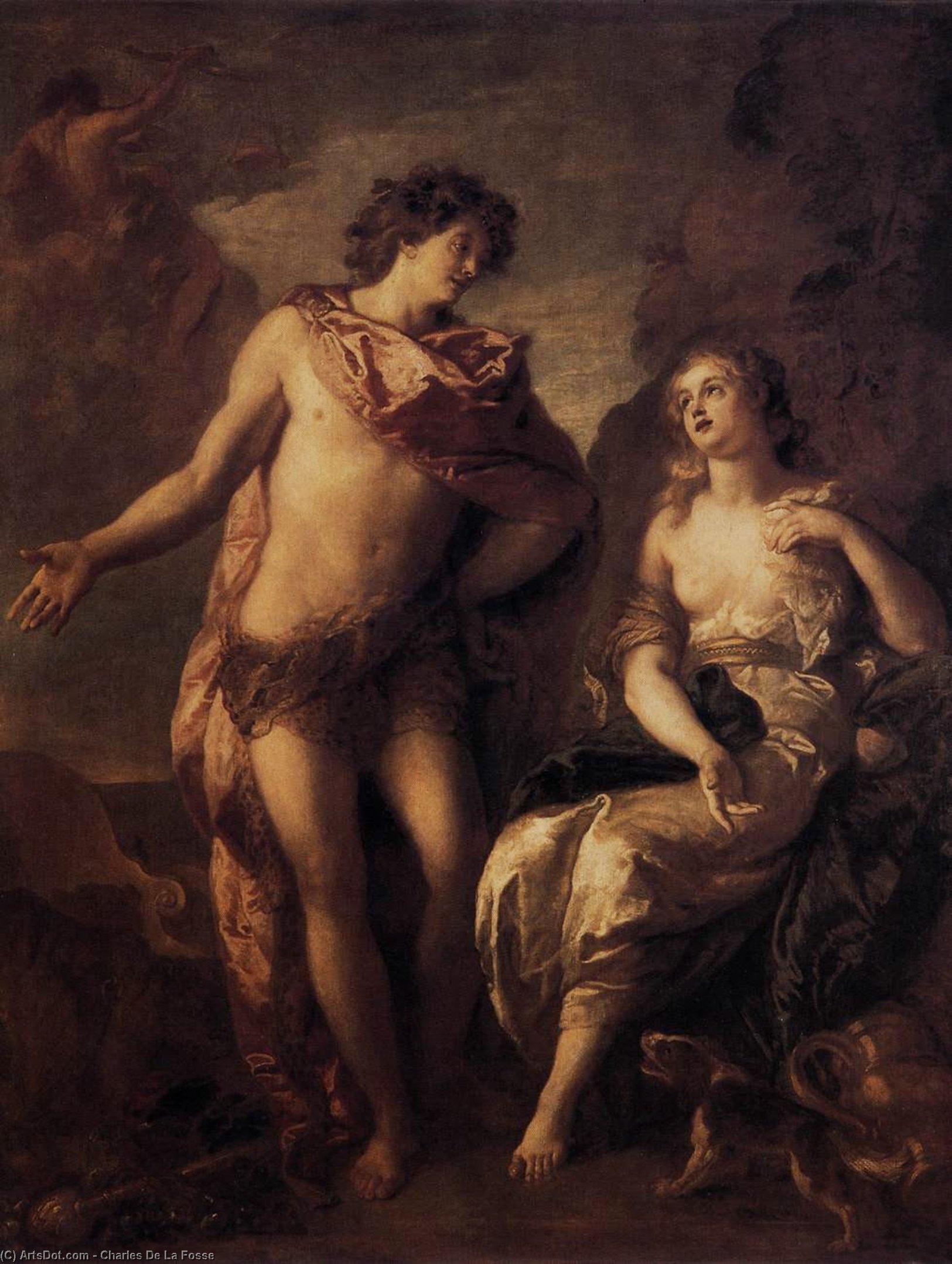 Bacchus And Ariadne — Charles De La Fosse