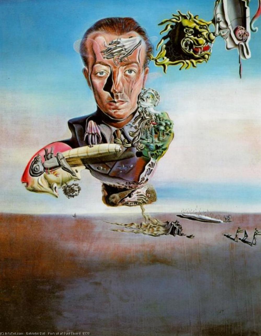 Portrait Of Paul Eluard — Salvador Dalí