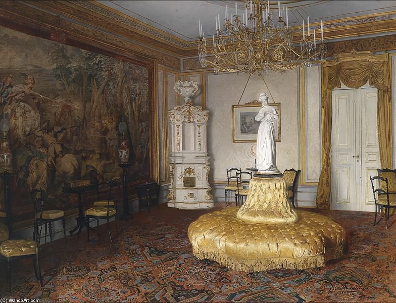 Großbürgerliches Interieur — Johann Hamza