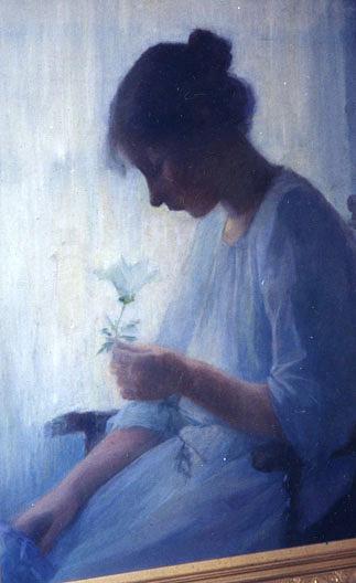 Julie A Model, (painting) — Katherine Beatrice Mcnaughton Mowry
