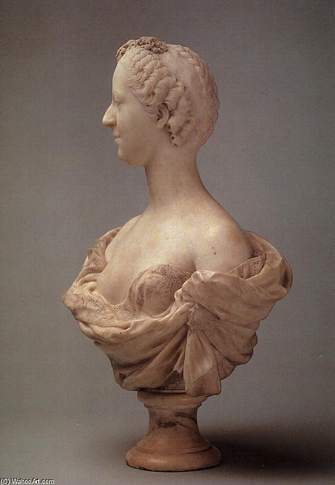 Bust Of Madame De Pompadour — Jean-baptiste Pigalle
