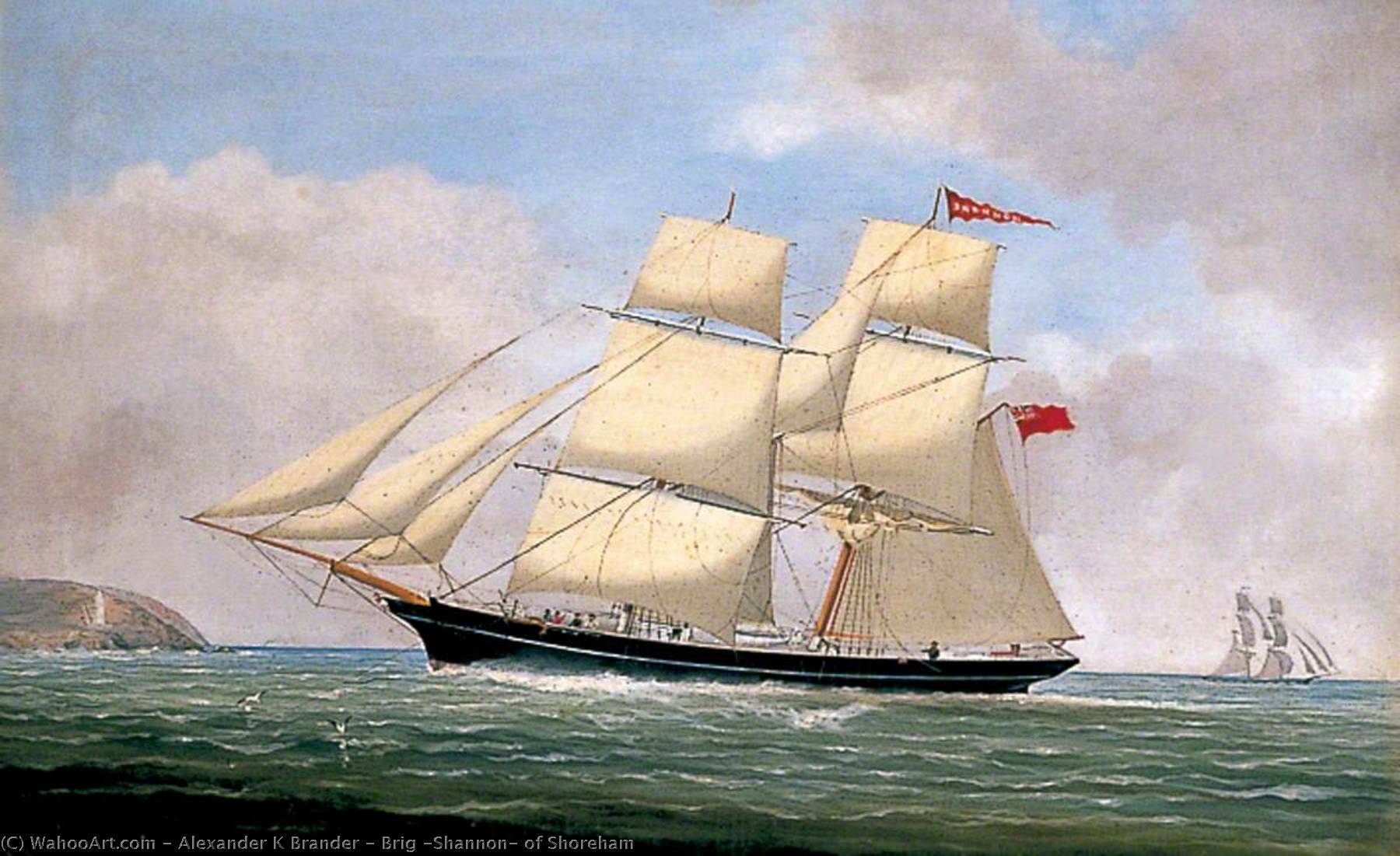 Brig 'shannon' Of Shoreham — Alexander Kay Brander