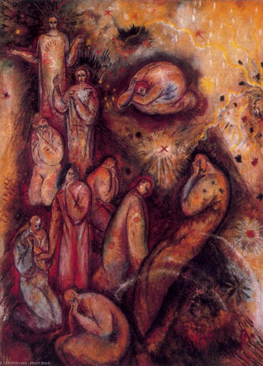Figures On Dark Ground — Альберт Блох