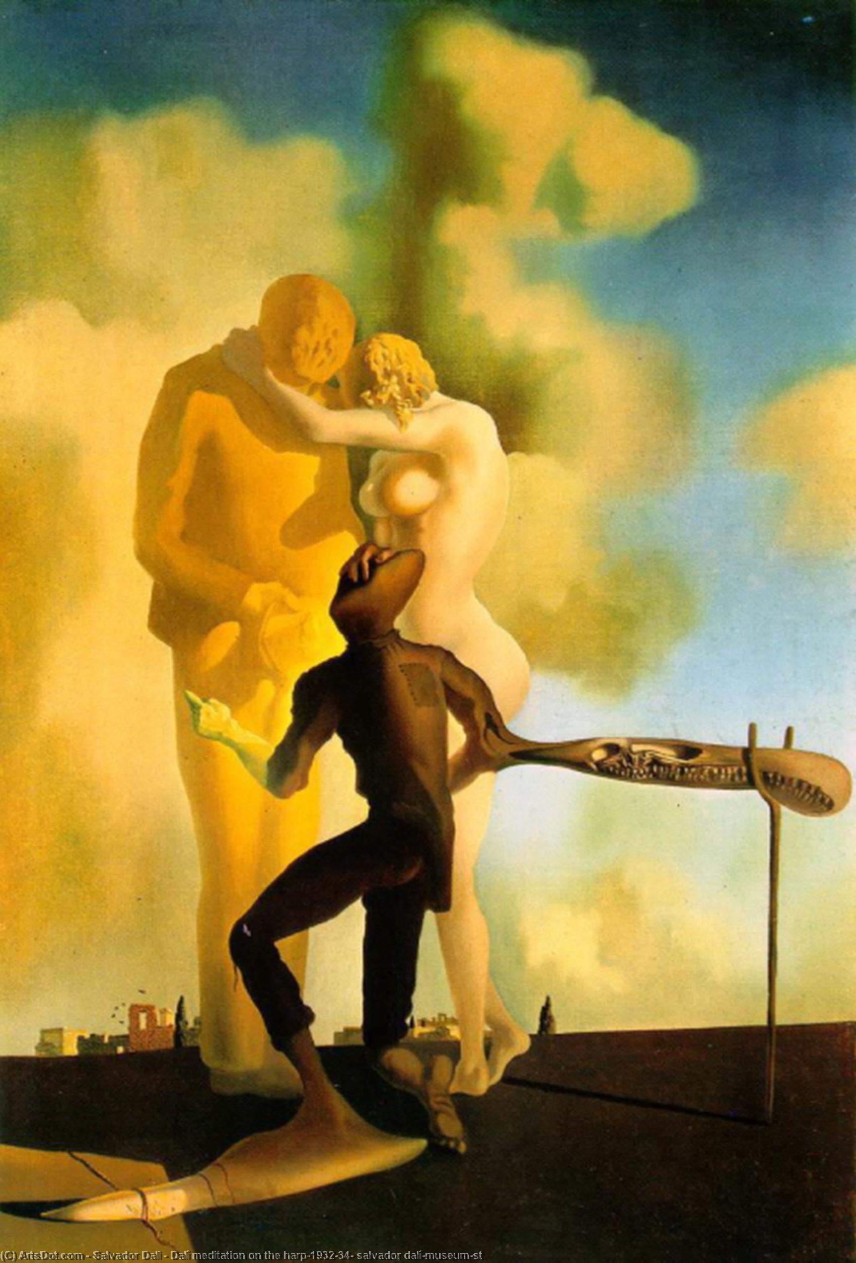 Dalí Meditation On The Harp,1932-34, Salvador Dalí-museum,st — Salvador Dalí
