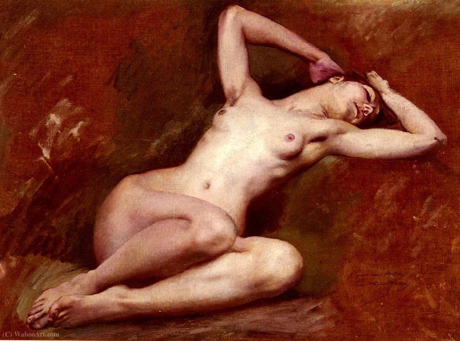 Etude Pour La Figure De La Source — Luc Olivier Merson