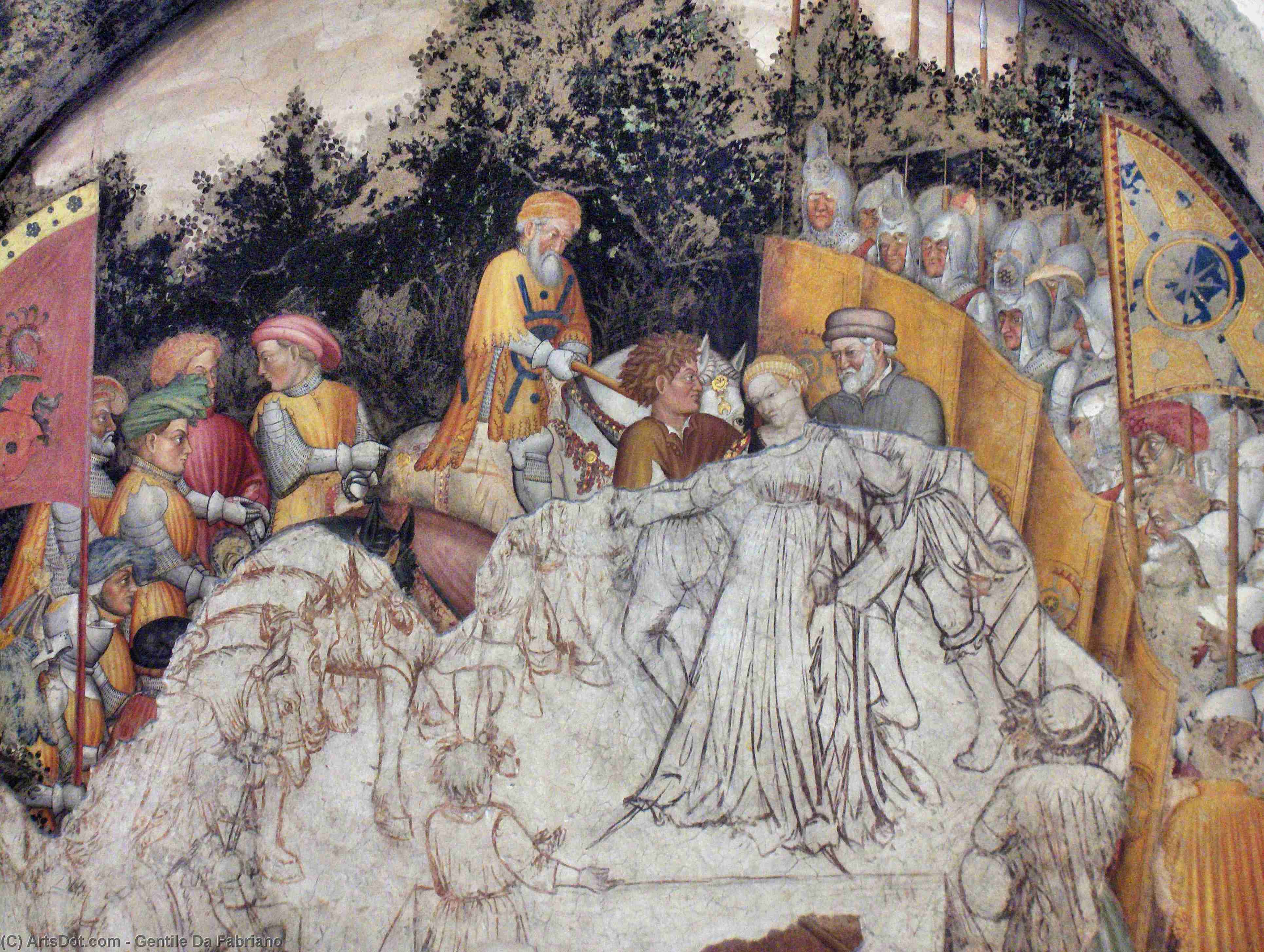 Loggia (the Founding Of Rome) — Gentile Da Fabriano