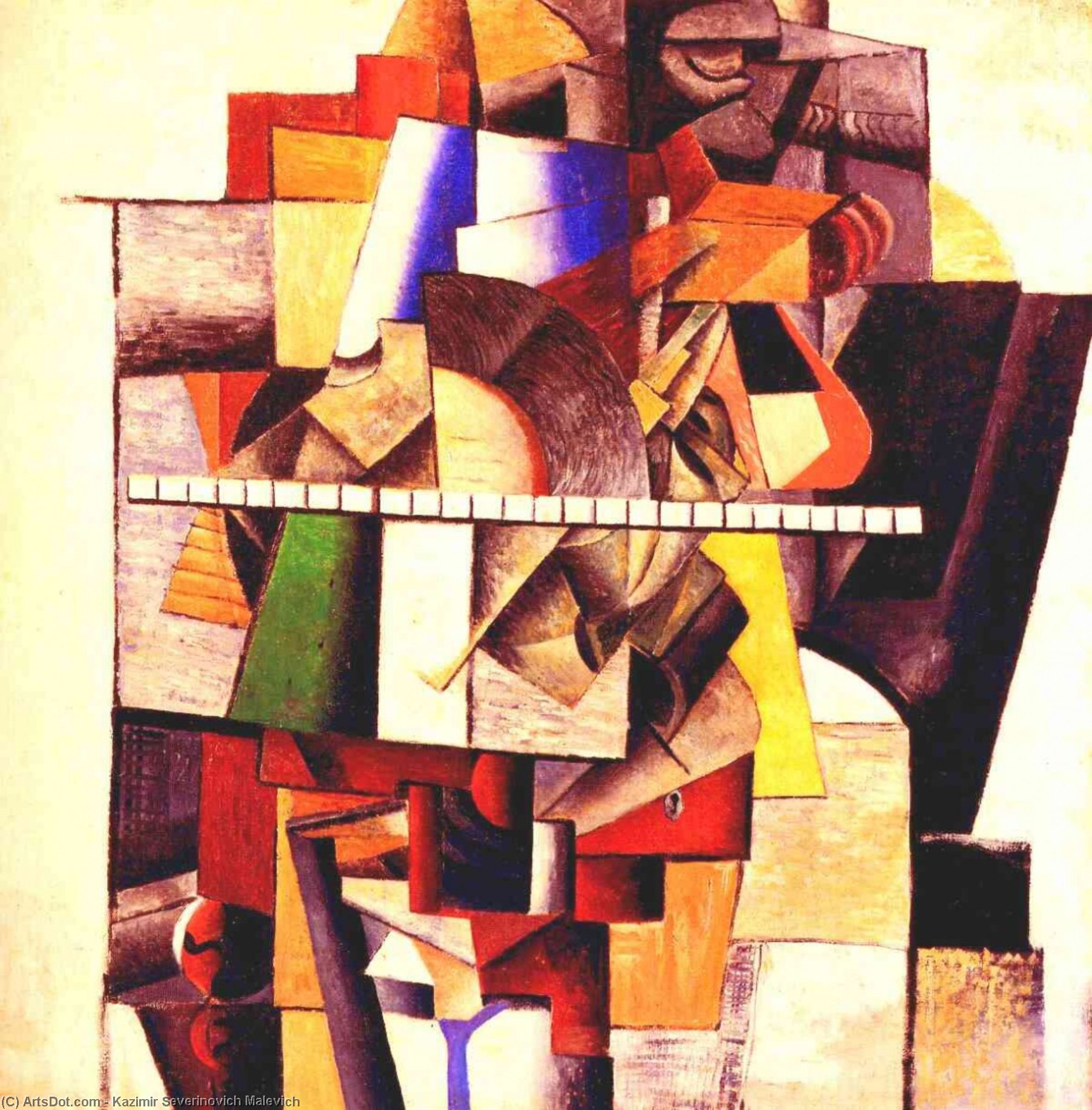 Portrait Of Matiushin — Kazimir Malevich