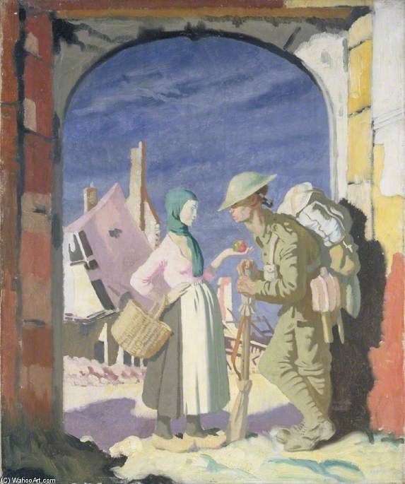 Adam And Eve At Péronne — Sir William Newenham Montague Orpen