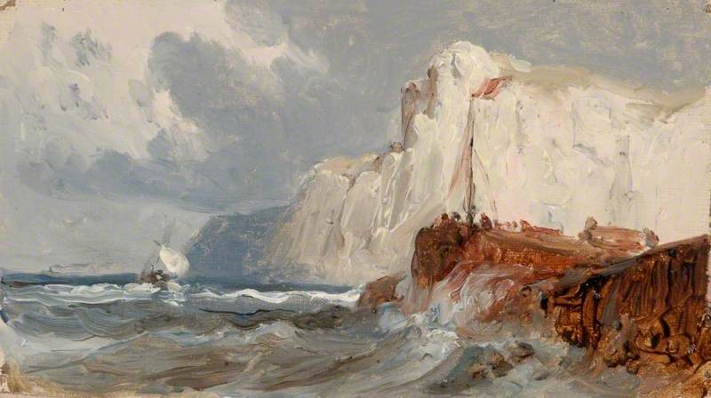 Sketch Of A Rocky Cliff — Joséphine Bowes