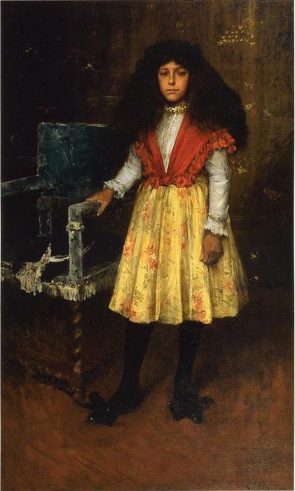 Portrait Of Erla Howell (also Known As Little Miss H.) — William Merritt Chase