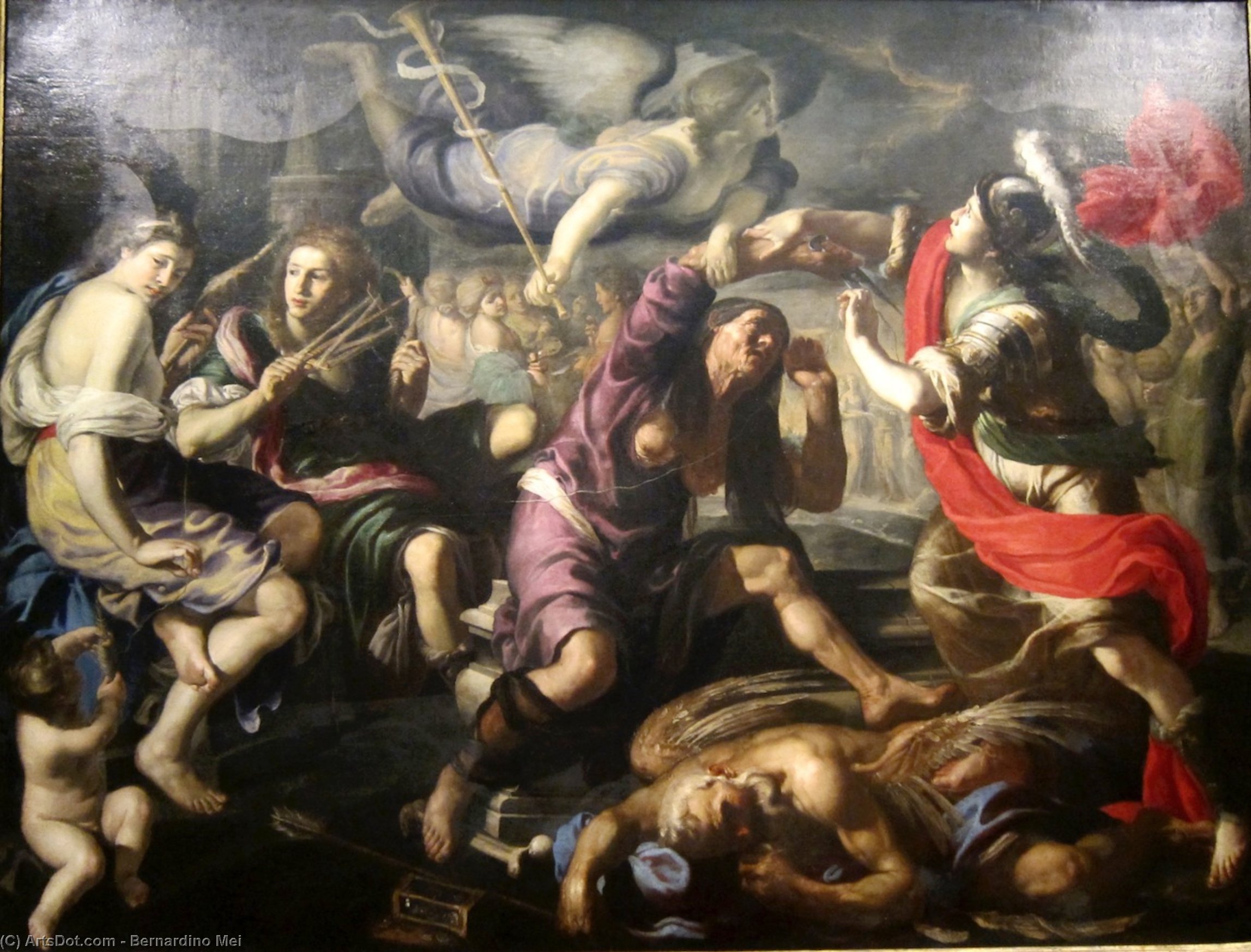 Alexander The Great And The Fates — Bernardino Mei