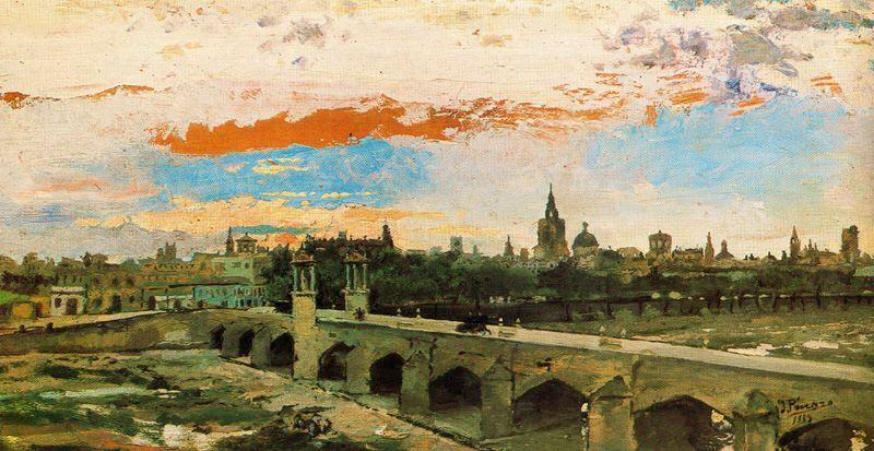 Valencia. Puente Del Real — Ignacio Pinazo Camarlench