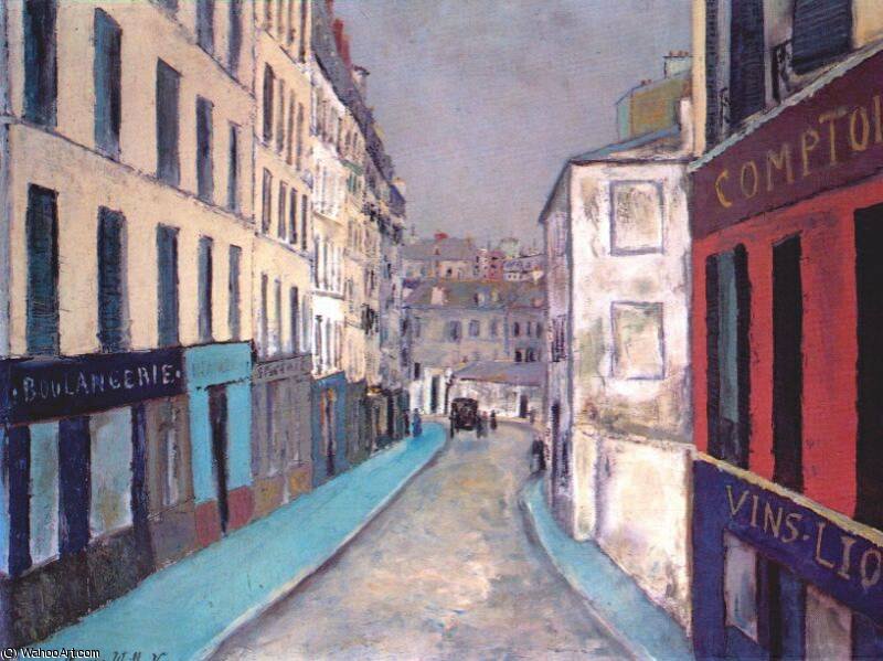 Rue Marcadet Paris — Maurice Utrillo