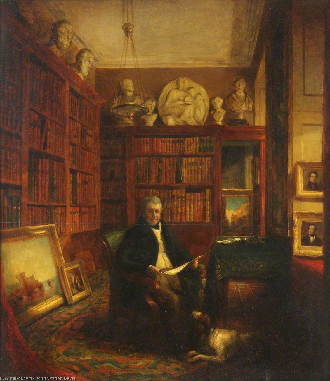 The Library — Džon Skarlat Devis