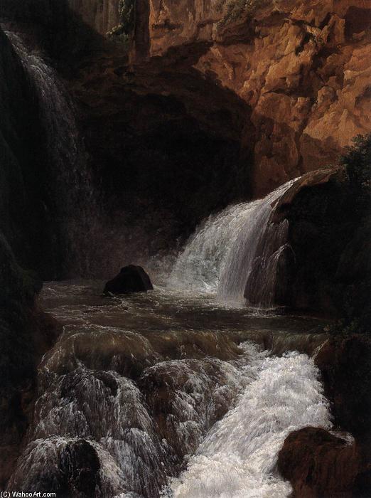 Ansicht Der Wasserfälle Von Tivoli — Jean-joseph-xavier Bidauld