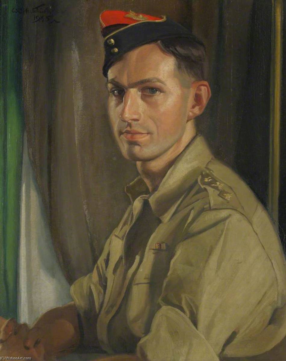 Lieutenant Hutchison Of The Royal Artillery, Son Of The Artist — William Oliphant Hutchison