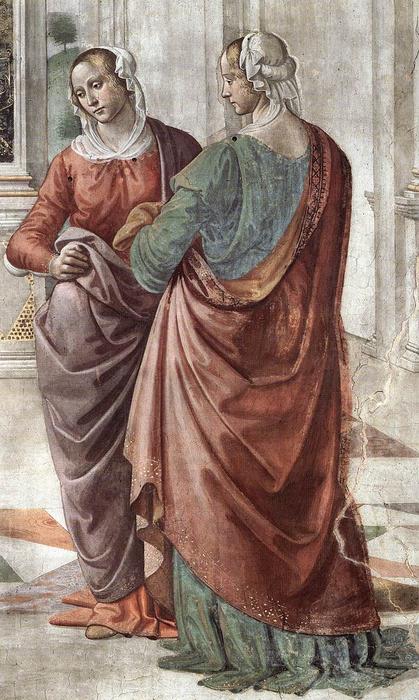 Zacharias Writes Down The Name Of His Son (detail) — Domenico Ghirlandaio