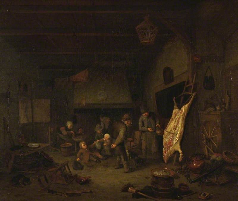 Interior Of A Farmhouse — Richard Brakenburg