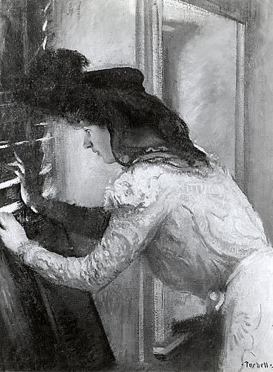 Venetian Blind, (painting) — Edmund Charles Tarbell