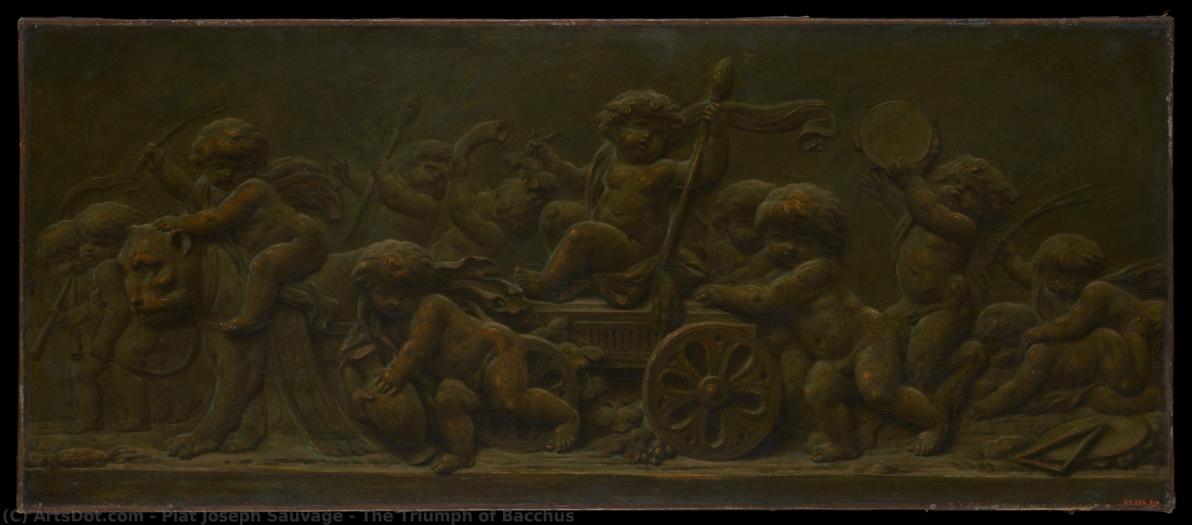 The Triumph Of Bacchus — Piat Joseph Sauvage