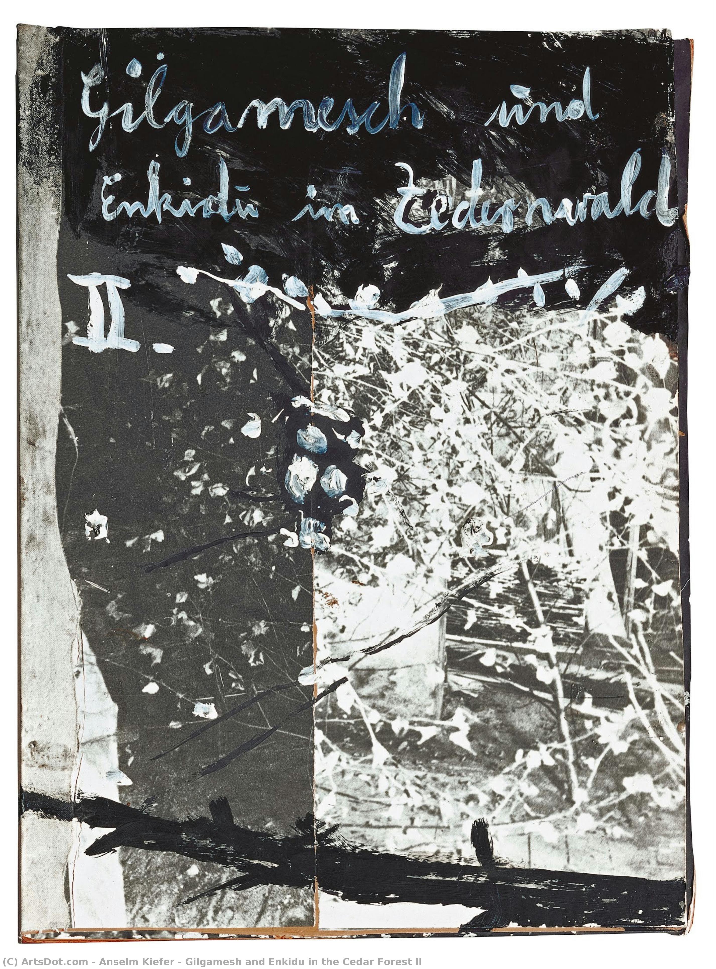 Gilgamesh And Enkidu In The Cedar Forest Ii — Anselm Kiefer