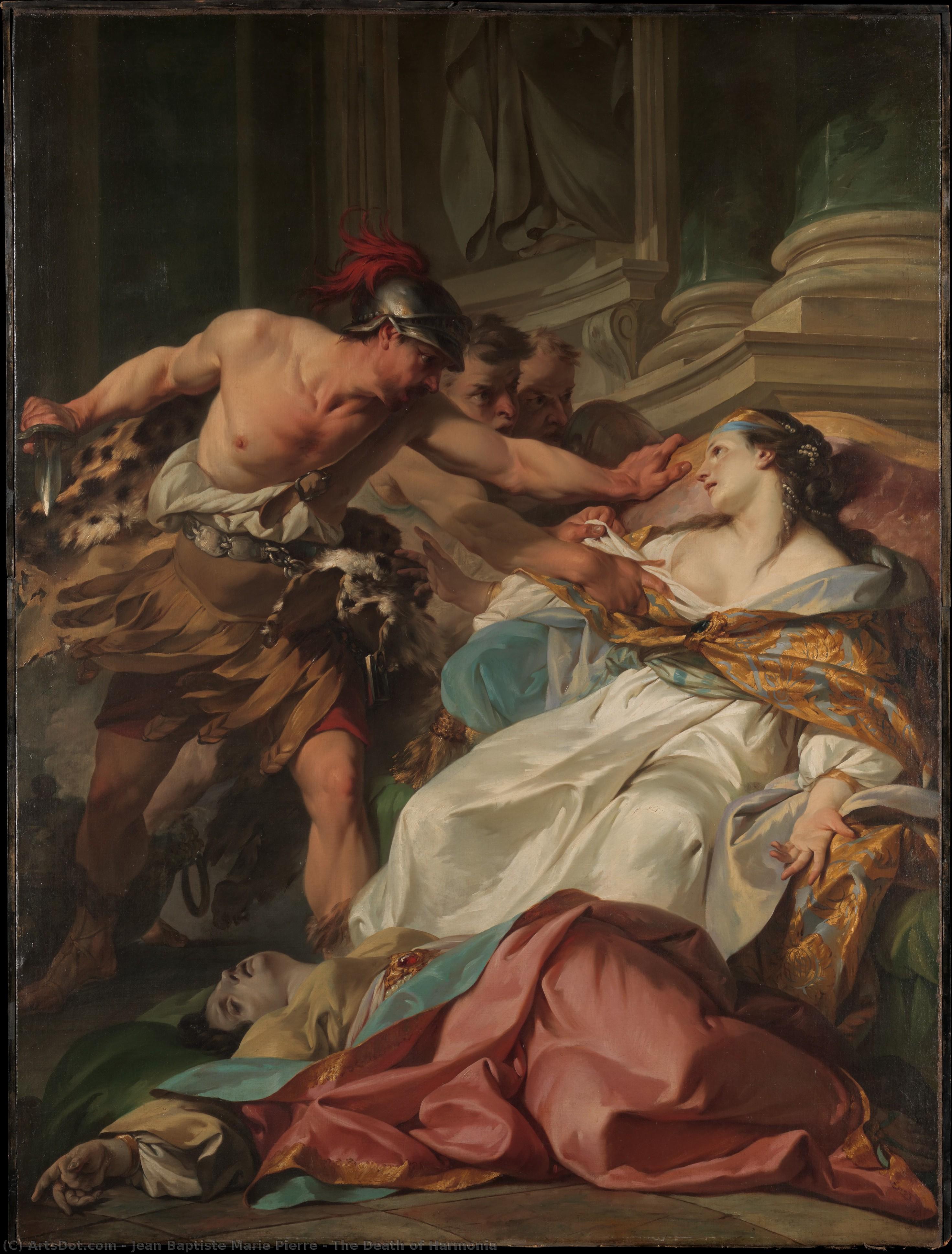 The Death Of Harmonia — Jean Baptiste Marie Pierre