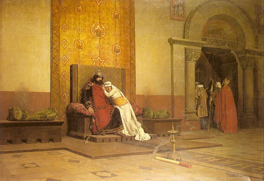 The Excommunication Of Robert The Pious In 998 — Jean-paul Laurens