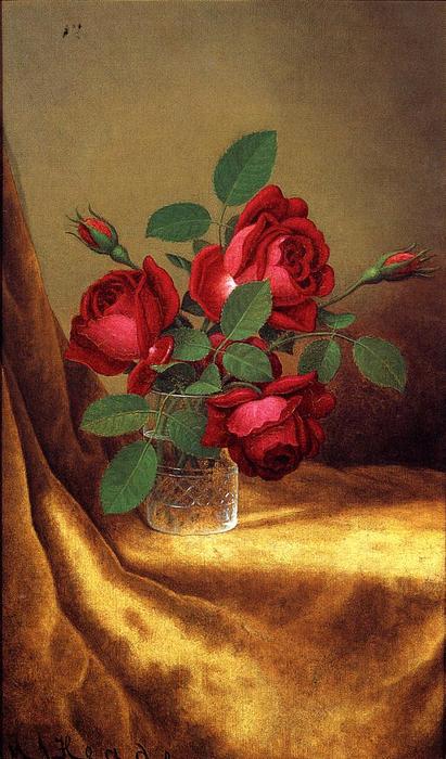 Red Roses In A Crystal Goblet — Мартин Џонсон Хиде