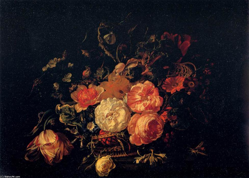 Basket Of Flowers — Rachel Ruysch