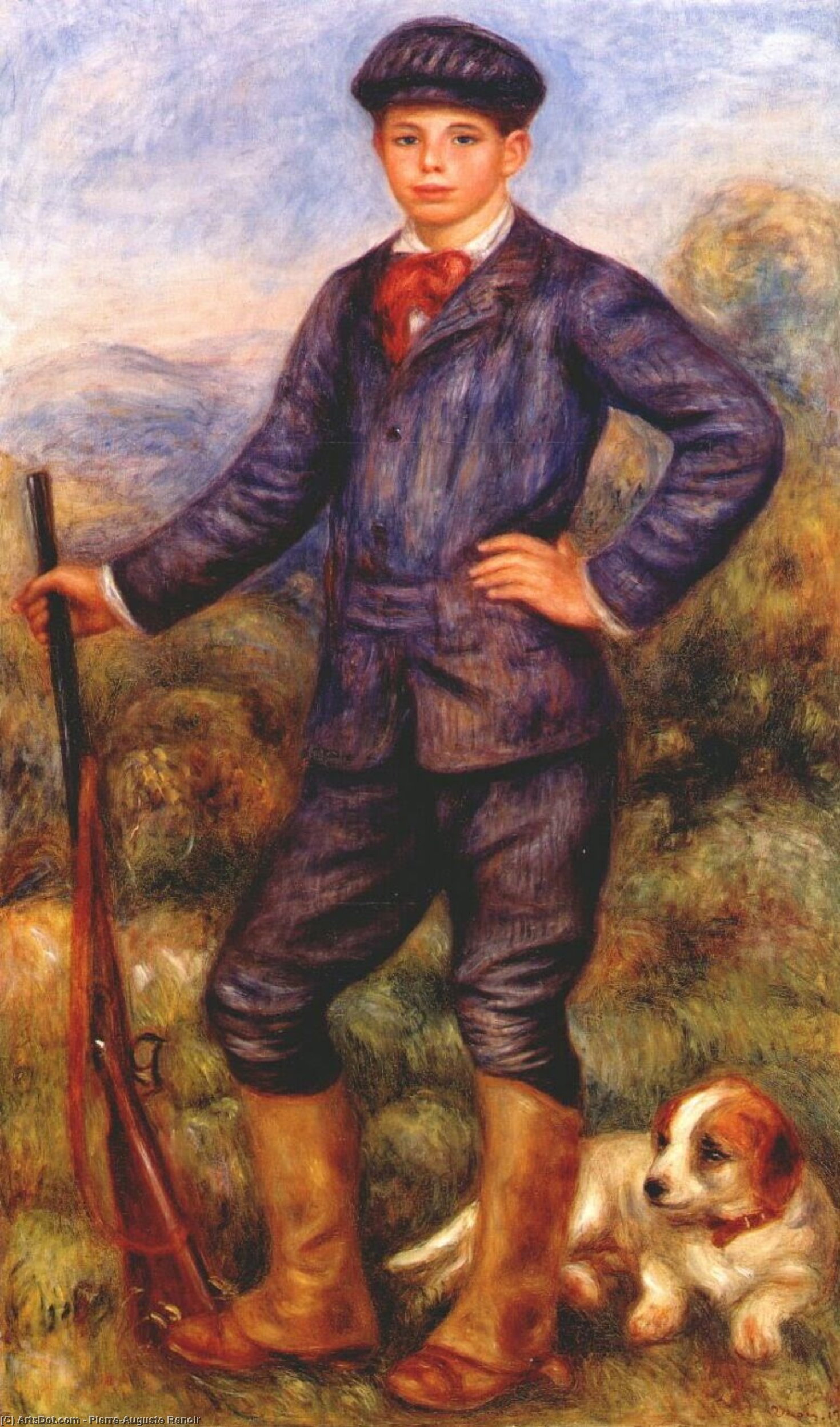 Jean Renoir Como Cazador — Pierre-auguste Renoir