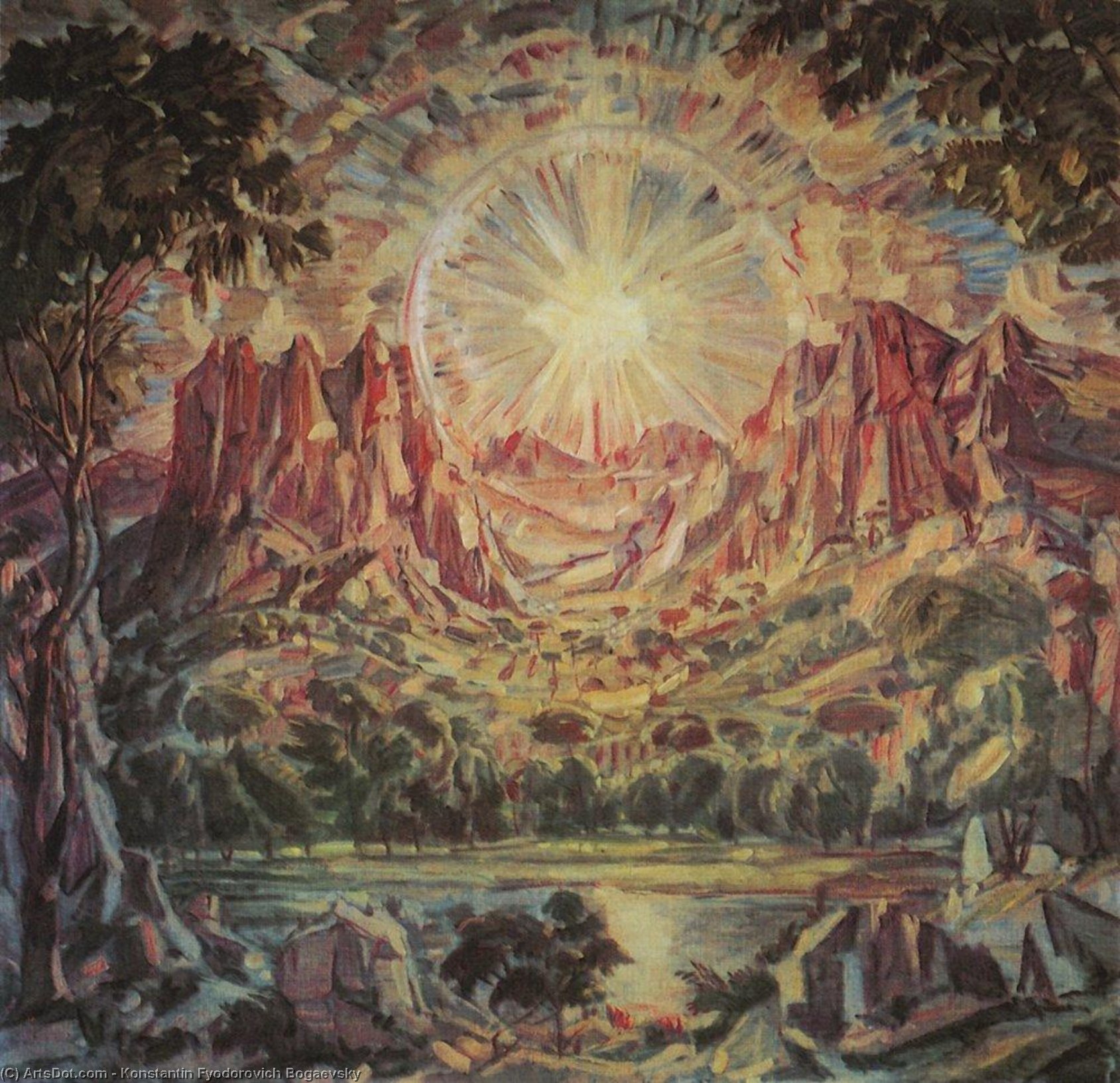 Mountain Landscape — Konstantin Fyodorovich Bogaevsky