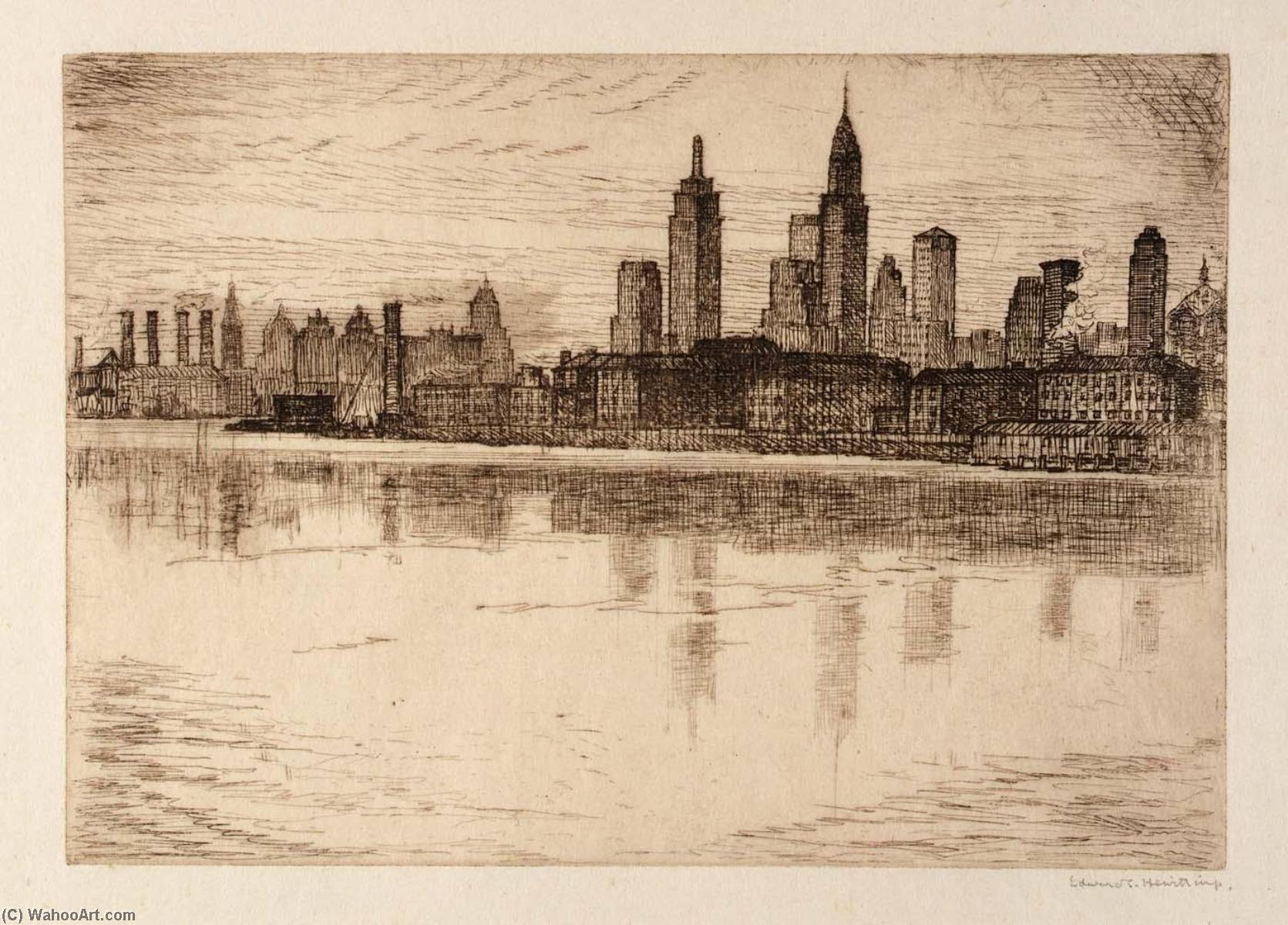 (new York Skyline) — Edward S Hewitt