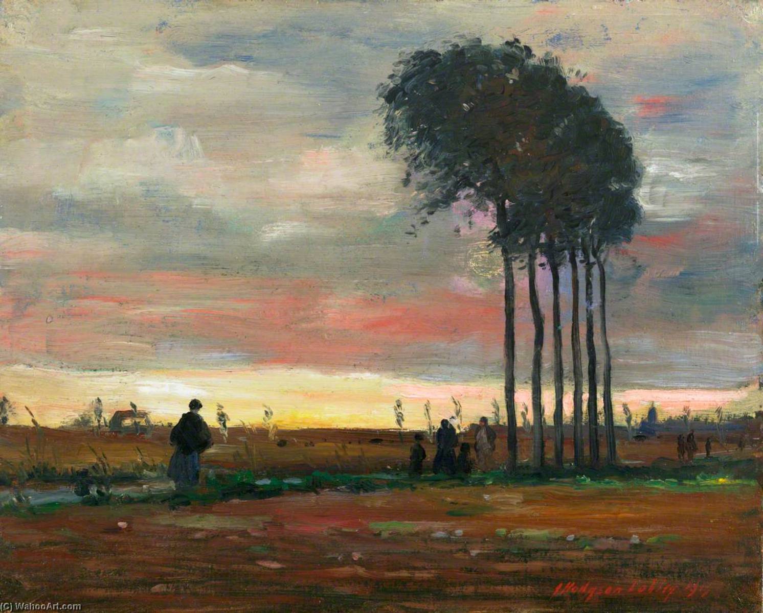 Refugees On The Road From Ascq To Lille — John Hodgson Lobley