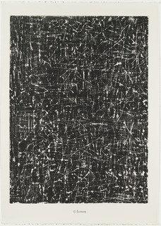 Writing (ecriterie) From The Portfolio Scrap Plates Ii (planches De Rebut Ii) From Phenomena (les Phénomènes) — Jean Philippe Arthur Dubuffet