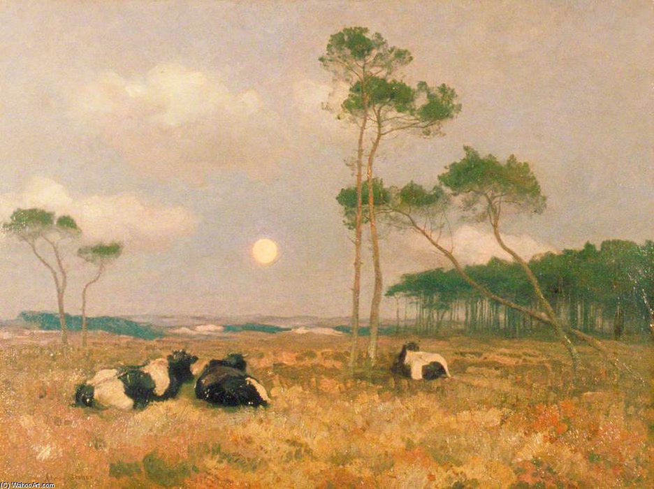 Moonrise On The Zuyderzee — Adrian Scott Stokes