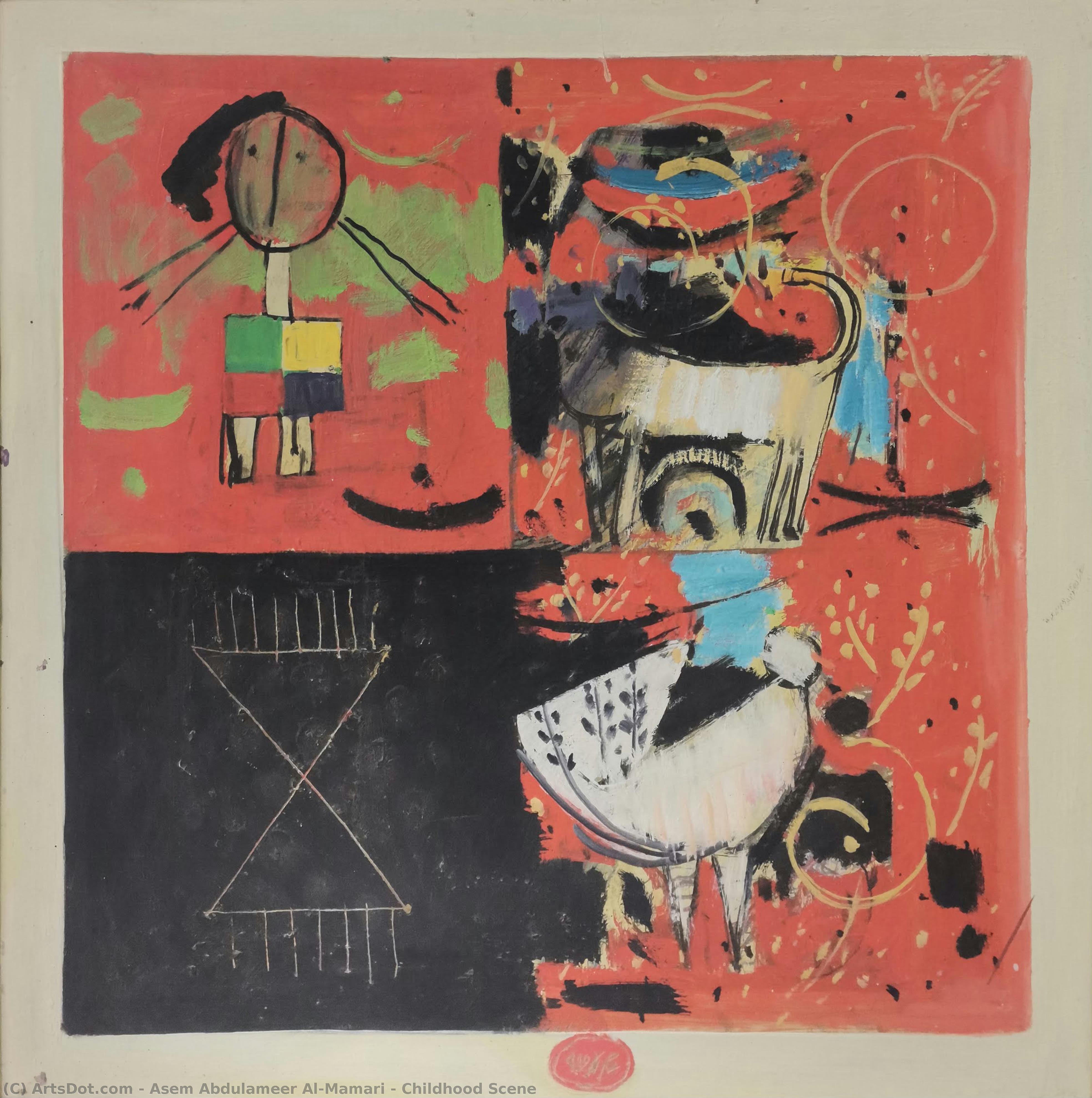 Childhood Scene — Asem Abdulameer Al-mamari