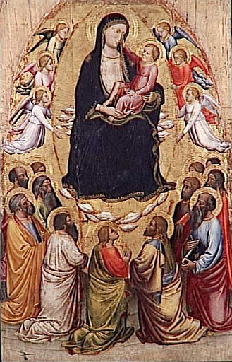 La Vierge En Gloire Avec Les Apotres — Mariotto Di Nardo