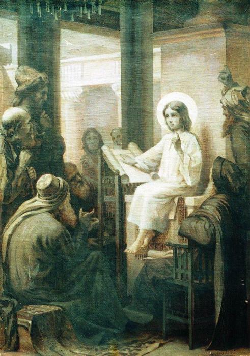 Christ Among The Teachers — Konstantin Yegorovich Makovsky