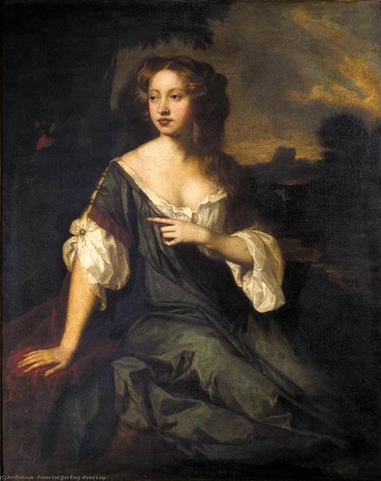 Portrait Of Lucy Brydges — Pieter Van Der Faes (peter Lely)