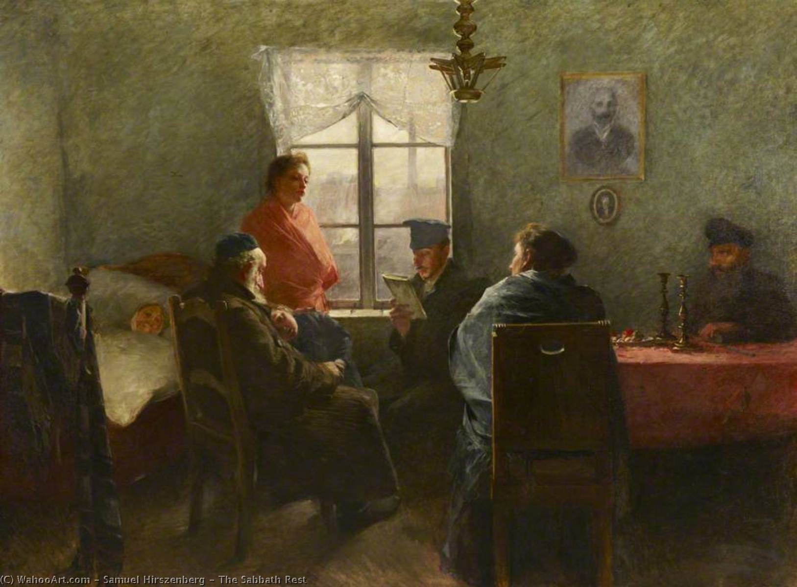 The Sabbath Rest — Samuel Hirszenberg