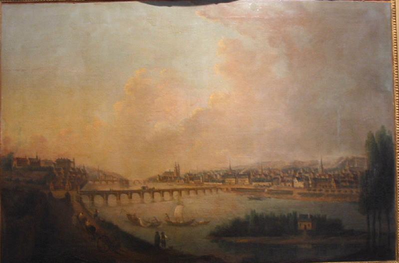 Vue De Tours En Aval Des Ponts — Charles Antoine Rougeot