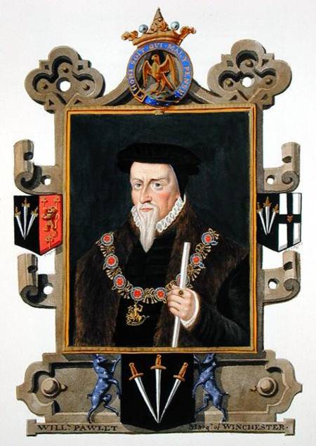 Portrait Of Sir William Paulet Marquis Of Winchester From 'memoirs Of The Court Of Que — Sarah Countess Of Essex