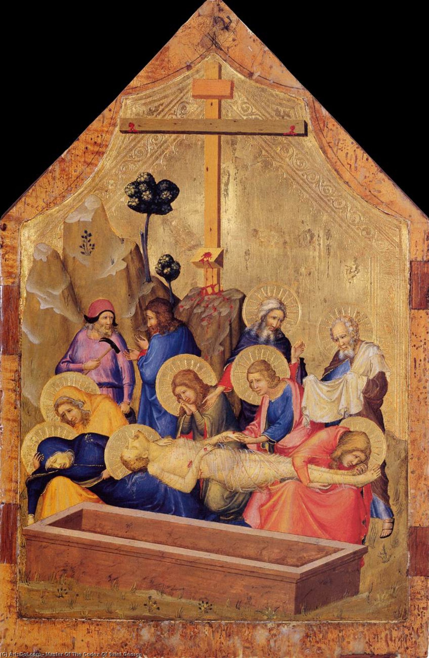 Die Beweinung — Master Of The Codex Of Saint George