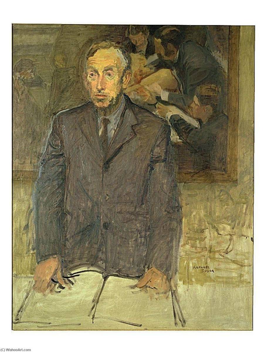 Goodrich, Lloyd, Portrait Of — Raphael Soyer