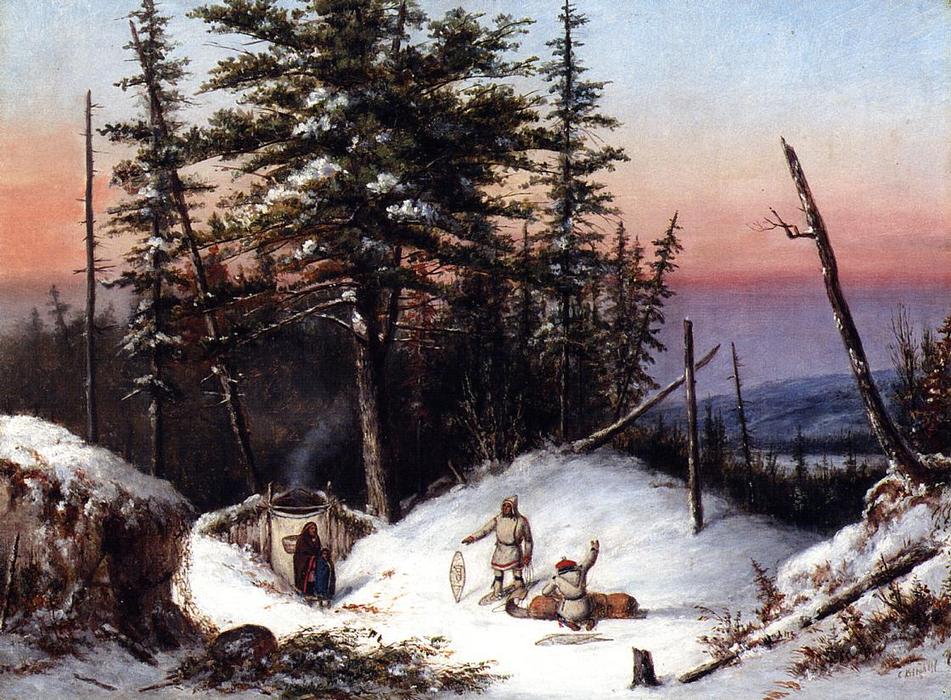 Trappers On The Frontier — Cornelius David Krieghoff