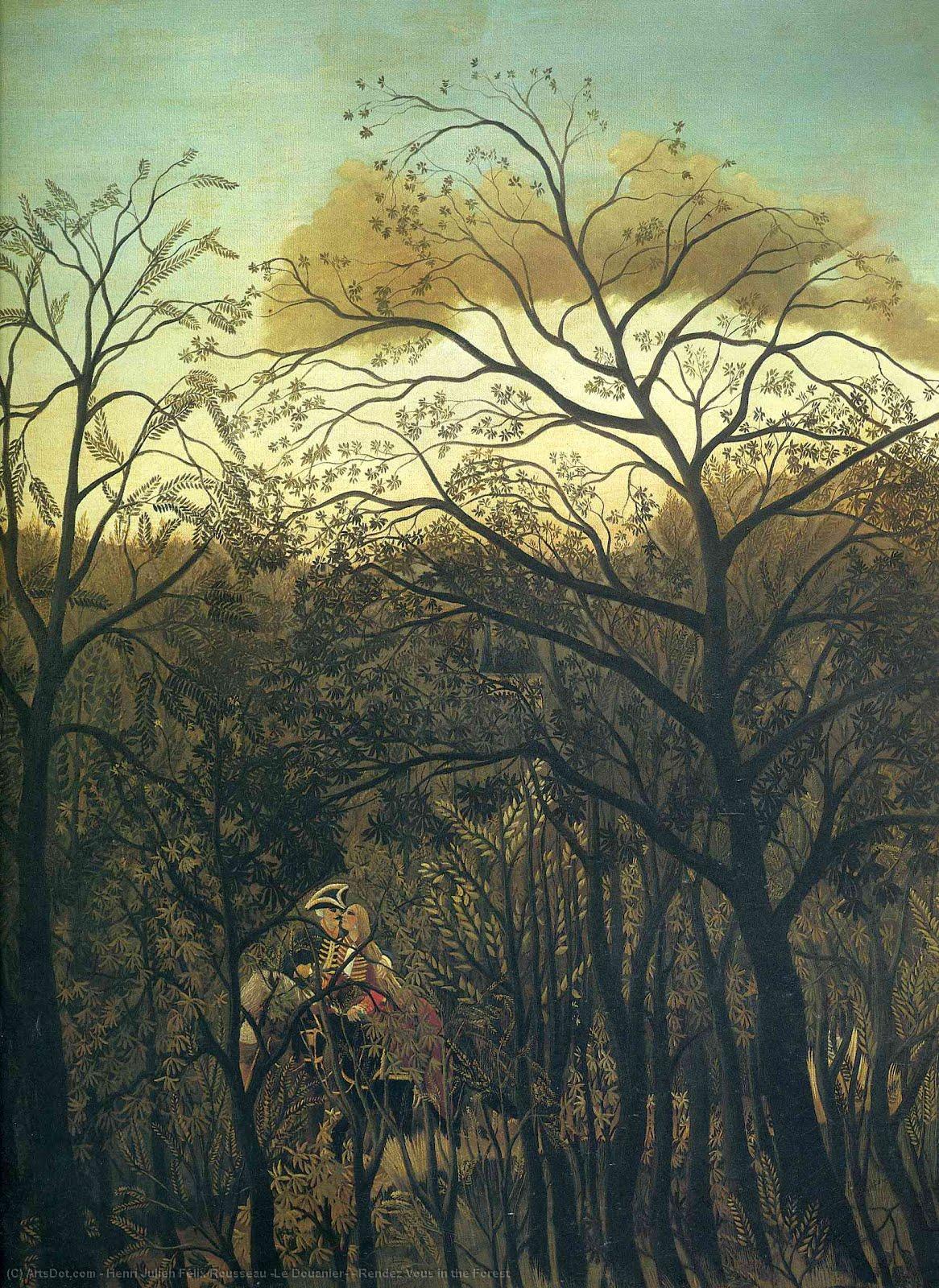 Rendez Vous In The Forest — Henri Julien Félix Rousseau (le Douanier)